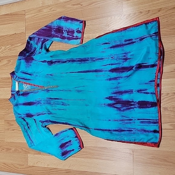 Soft Surroundings 100% silk tunic PXS - Picture 4 of 9